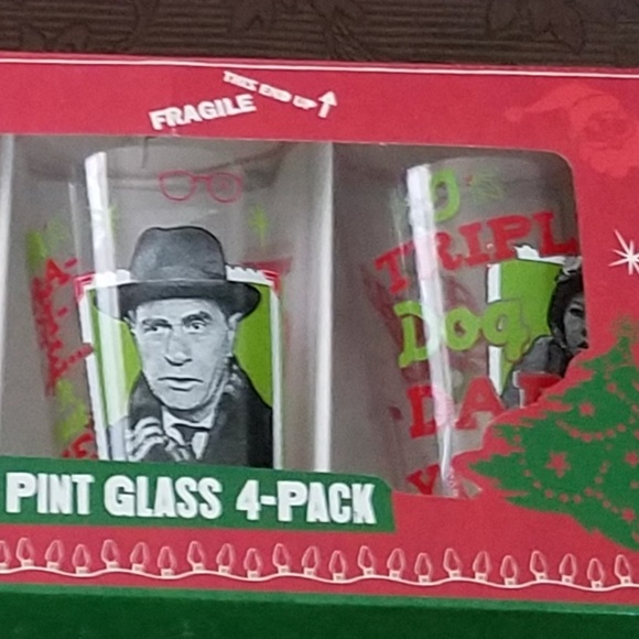 NIB/NWT A Christmas Story Collector Glass Set - Picture 5 of 5